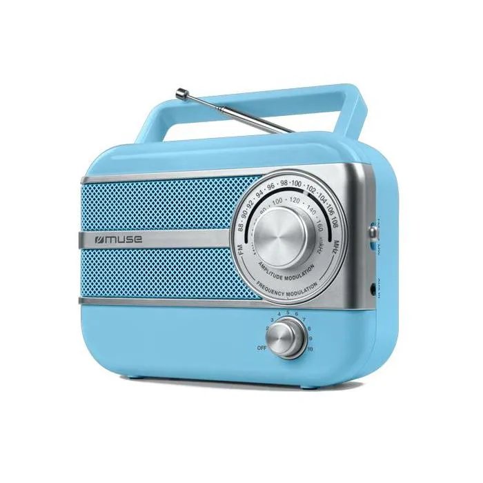 Muse M-056 Portable Radio Blue