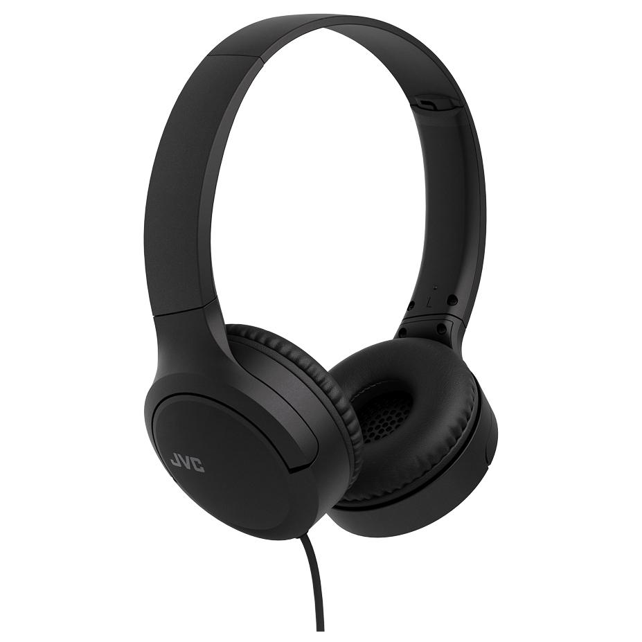JVC HA-S33UC Headphones with Wire Arc Design for Calls and Music, USB Type-C, Black
