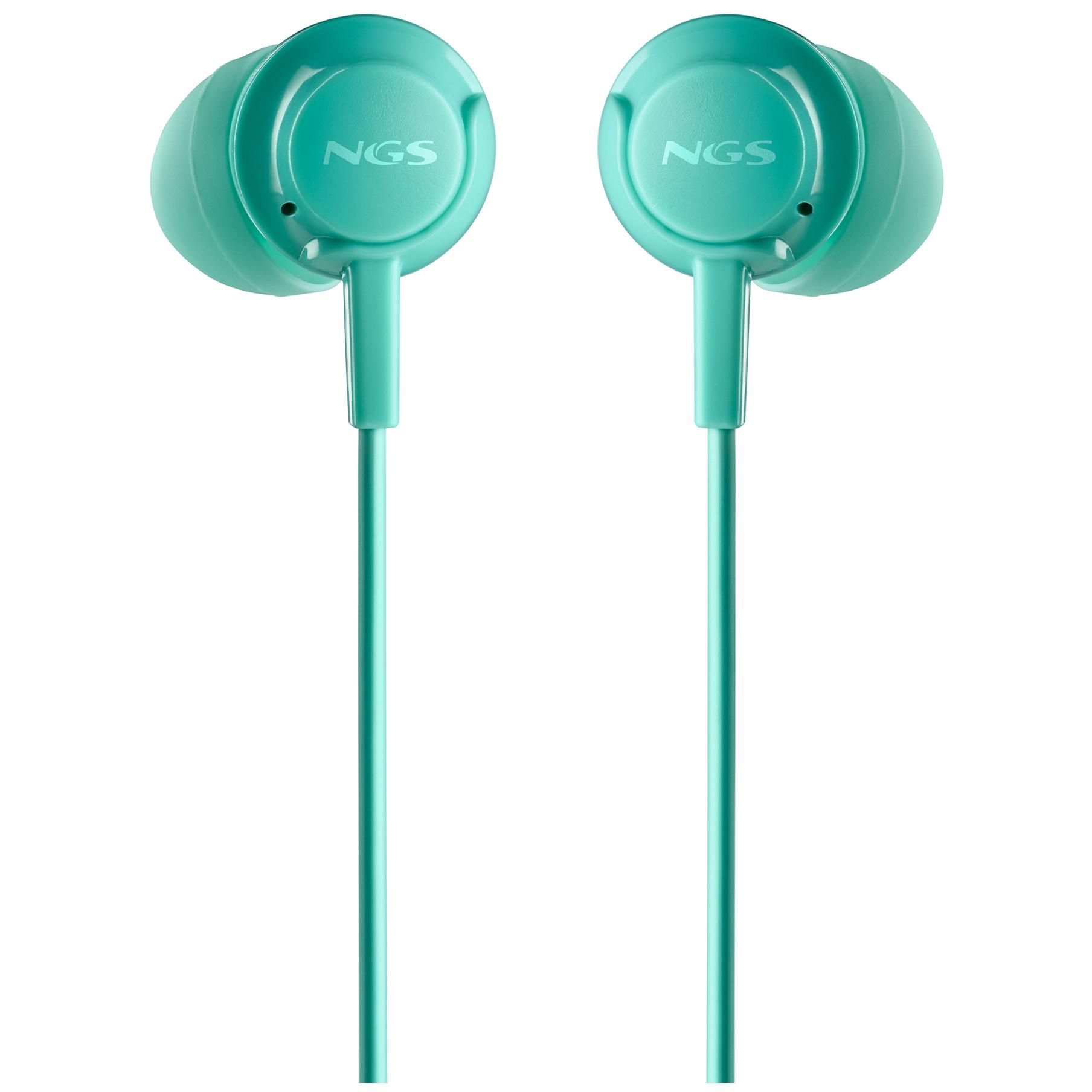 Auricular NGS Cross Drift Mint con conectividad con cable