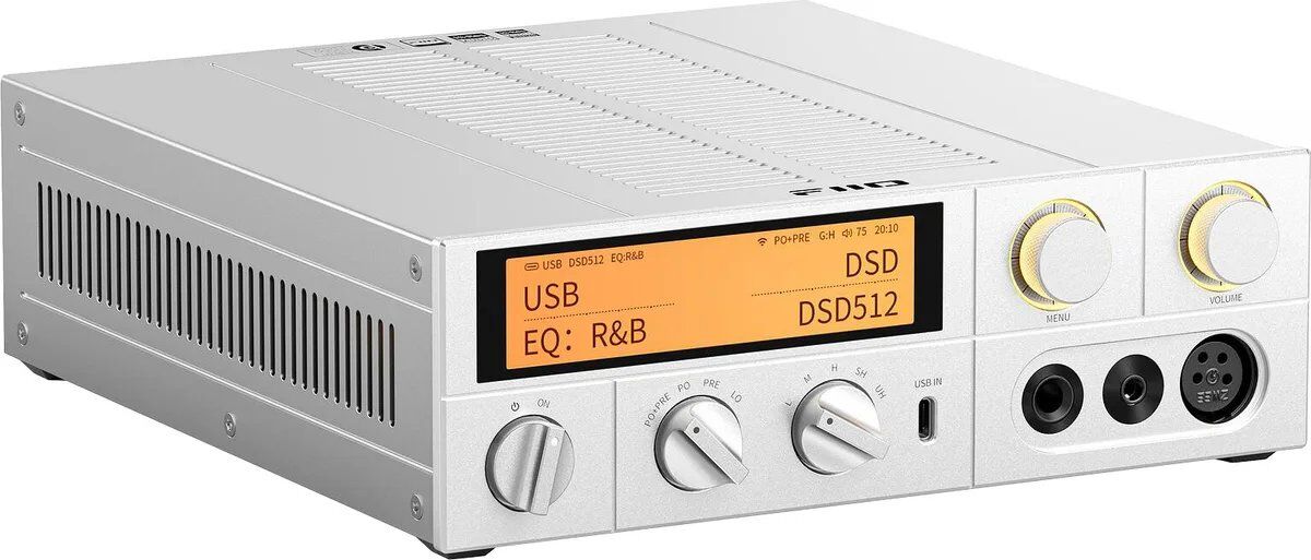 FiiO K17 Silver Headphone Amplifier and DAC