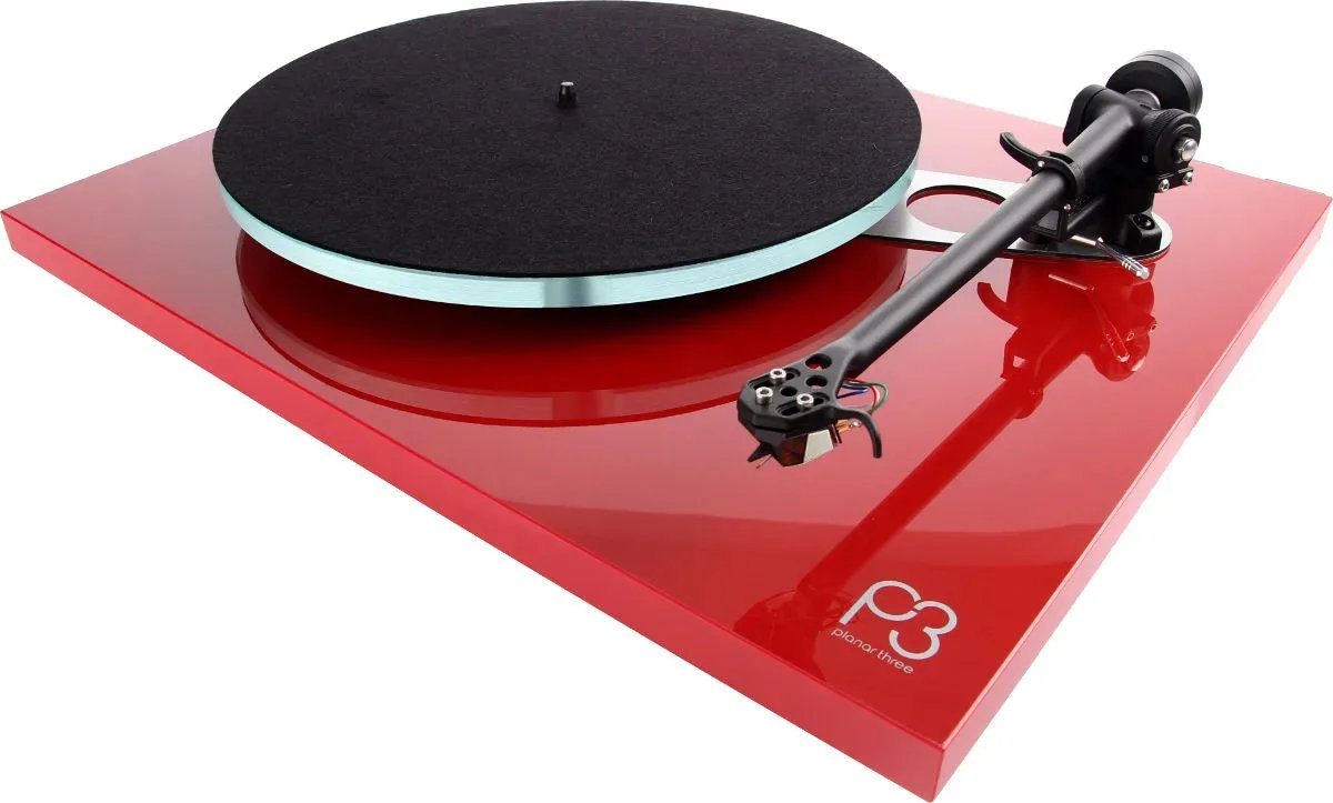 Rega Planar 3 Red ND3 MM Turntable