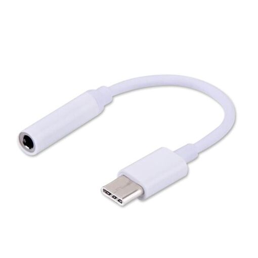 Cable de Teléfono Portátil Savio Blanco USB C a 3,5 mm (0,12 m)