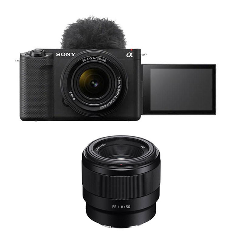 Sony ZV-E1 + FE 28-60mm f/4-5.6 + FE 50mm f/1.8 3-Year Warranty