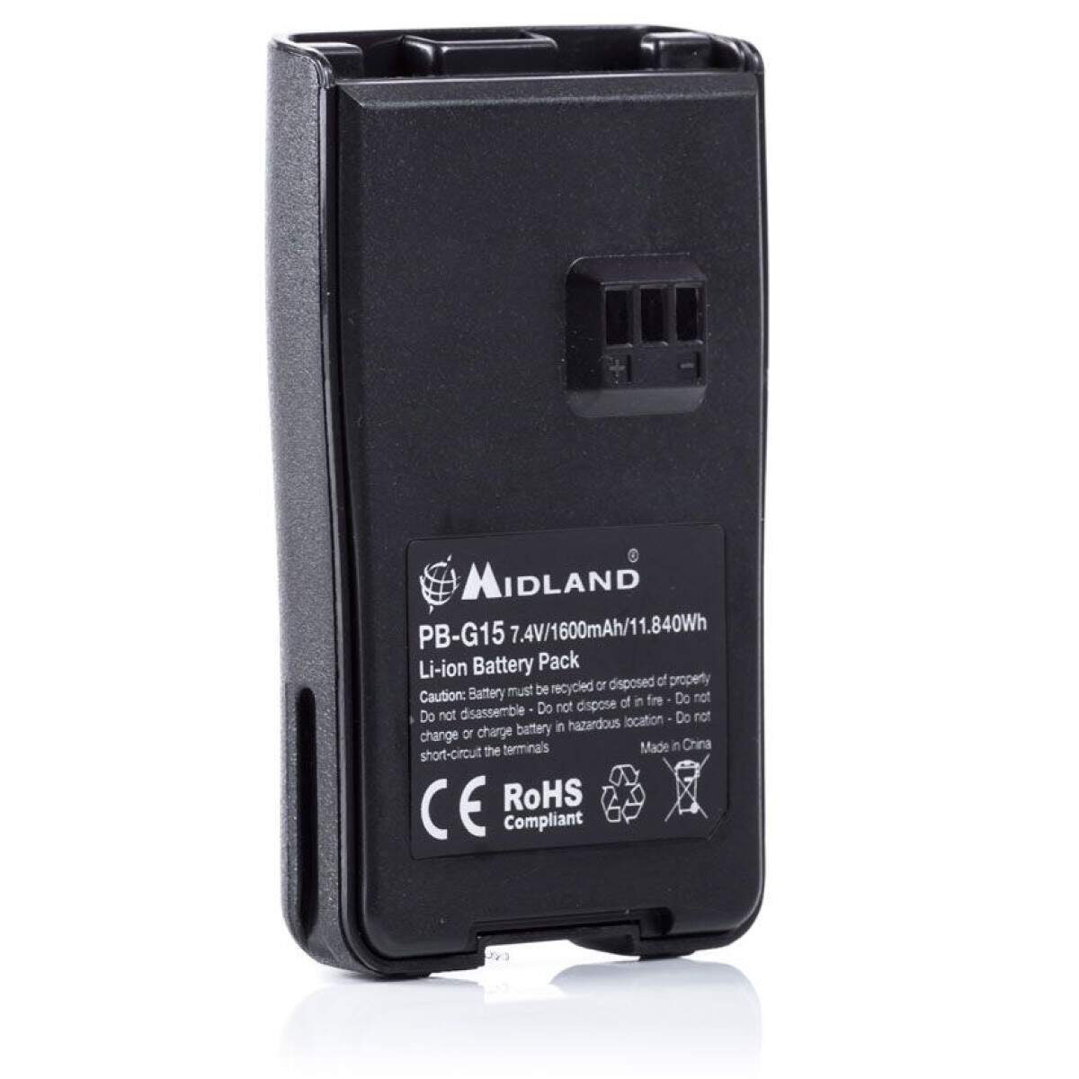 Batería Li-ion Midland 1600 PB-g15 para G15, G15 Pro y G18