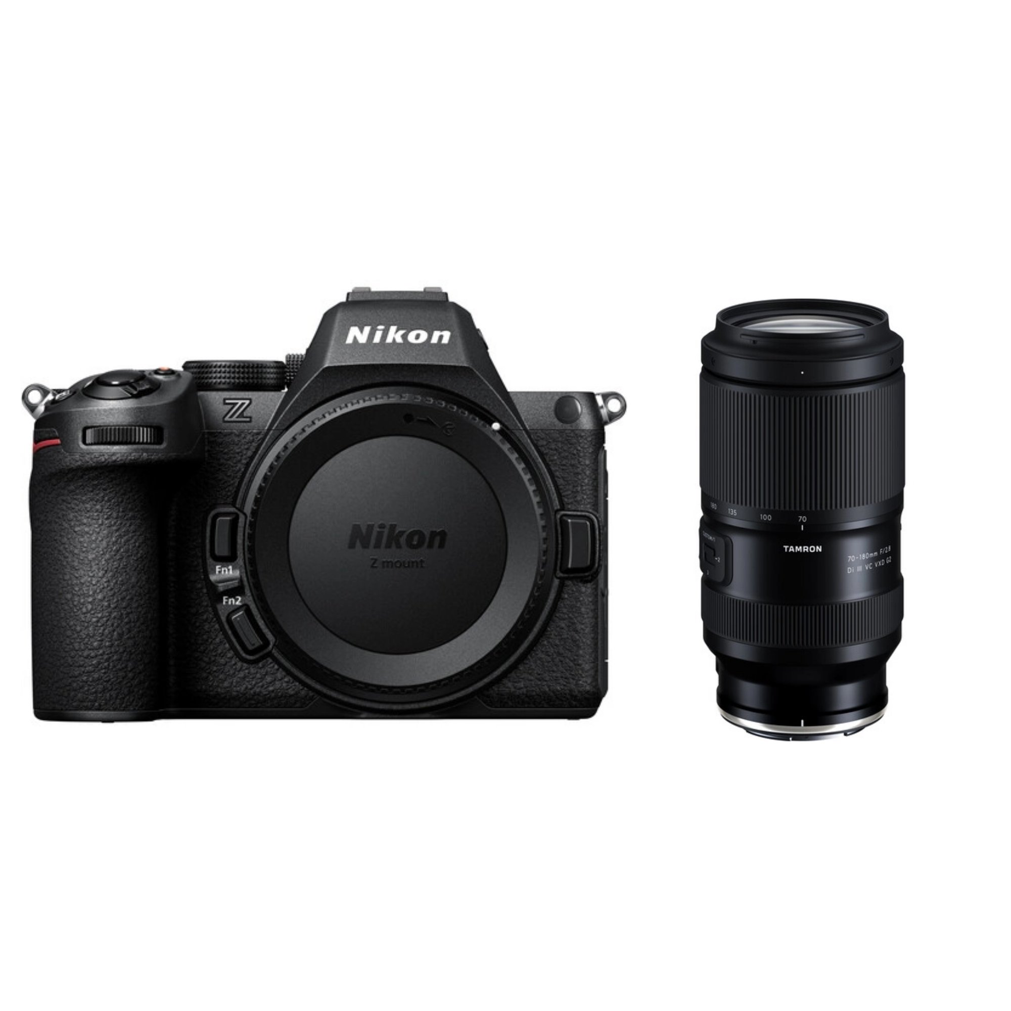 Cámara Nikon Z5 II 24.5MP + Objetivo Tamron 70-180mm f/2.8 Di III VC VXD G2 (montura Nikon Z)