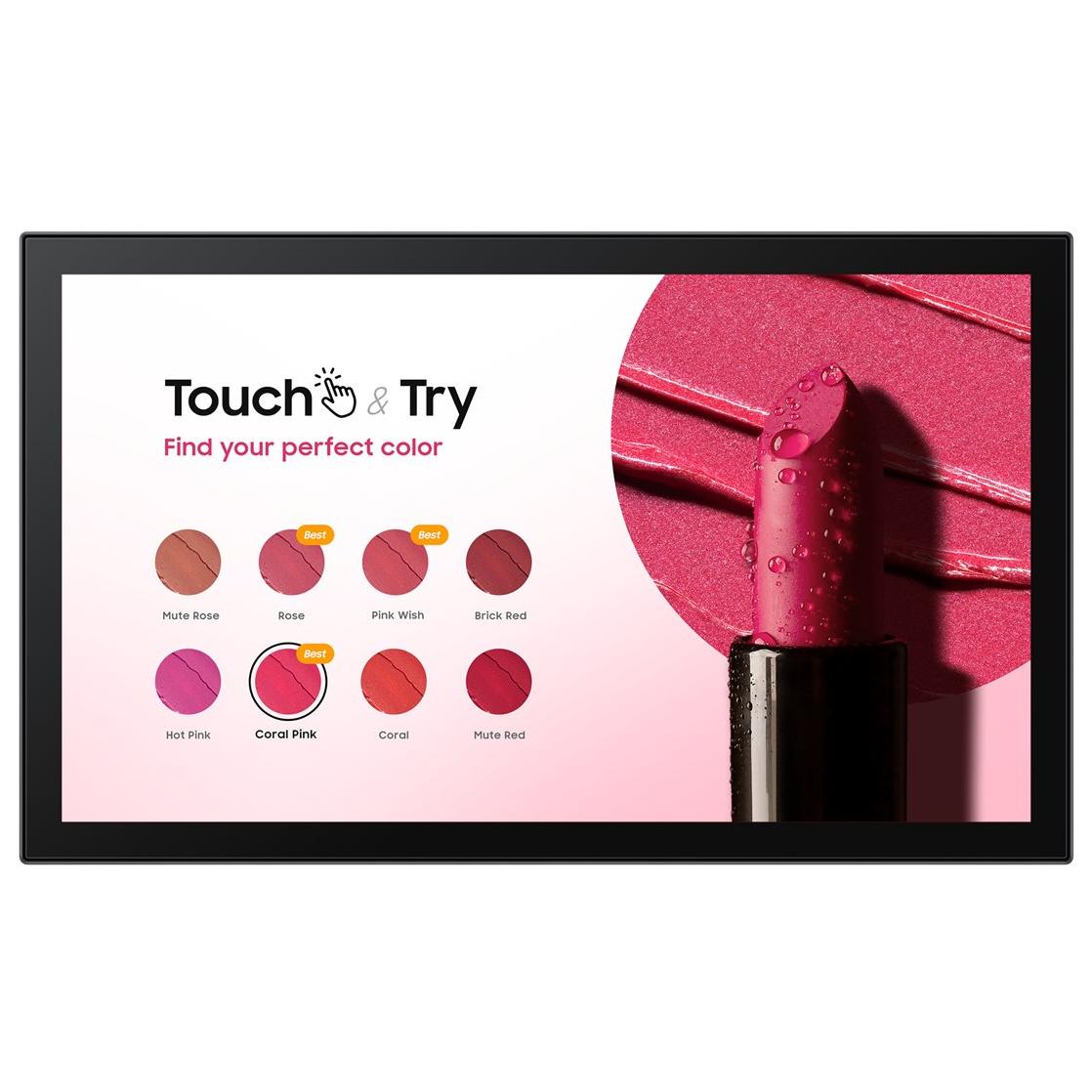 Samsung QBC-T Series 13" LED Backlit LCD Display - Interactive Digital Signage with Touchscreen (Multi-Touch) - Tizen OS - 1080p 1920x1080