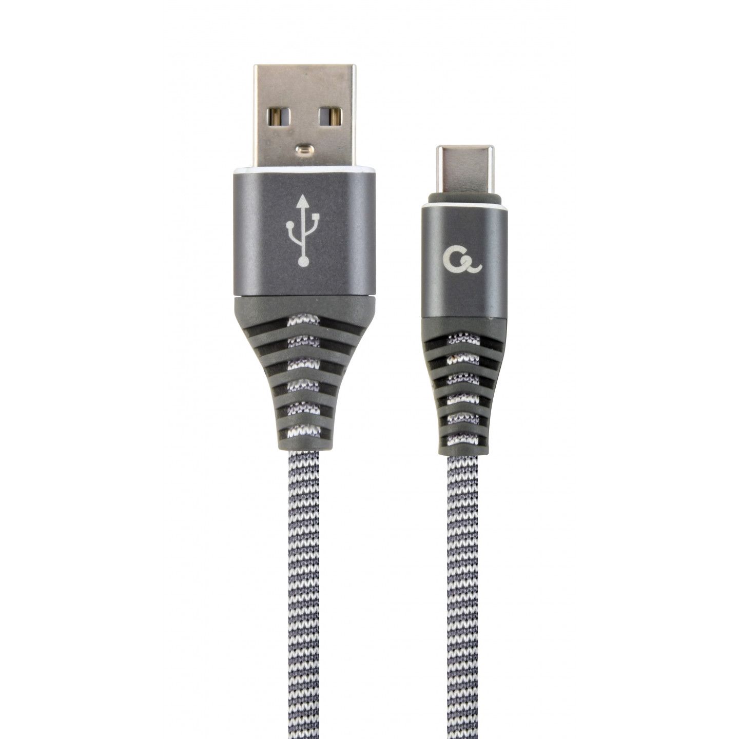 Gembird USB-C to USB-A Cable, 1.8m, Grey and White