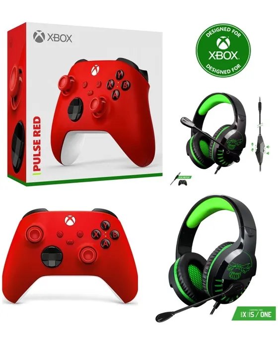 Auricular de juego PDP Spirit of Gamer PRO H3 - Bluetooth, micrófono omnidireccional, rojo
