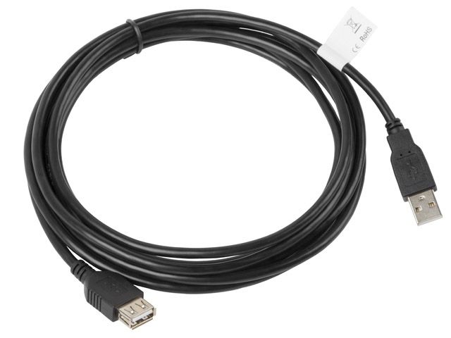 Lanberg USB 3.0 Cable, 3ft, Black