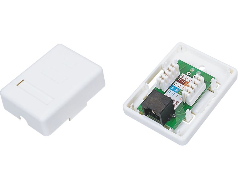 Alantec RJ45 Connector - White
