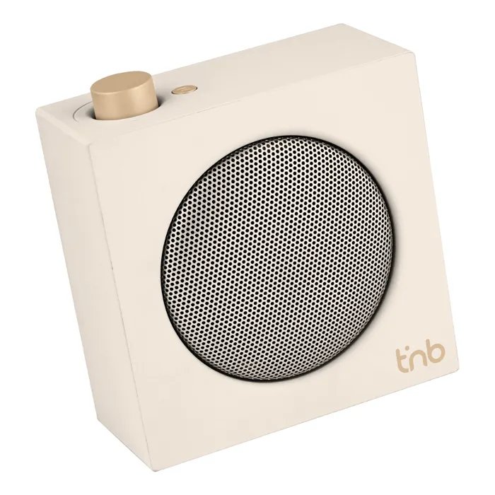 Altavoz Bluetooth TNB - Cubo Arcoíris - 5W - Batería 10h - Blanco Marfil