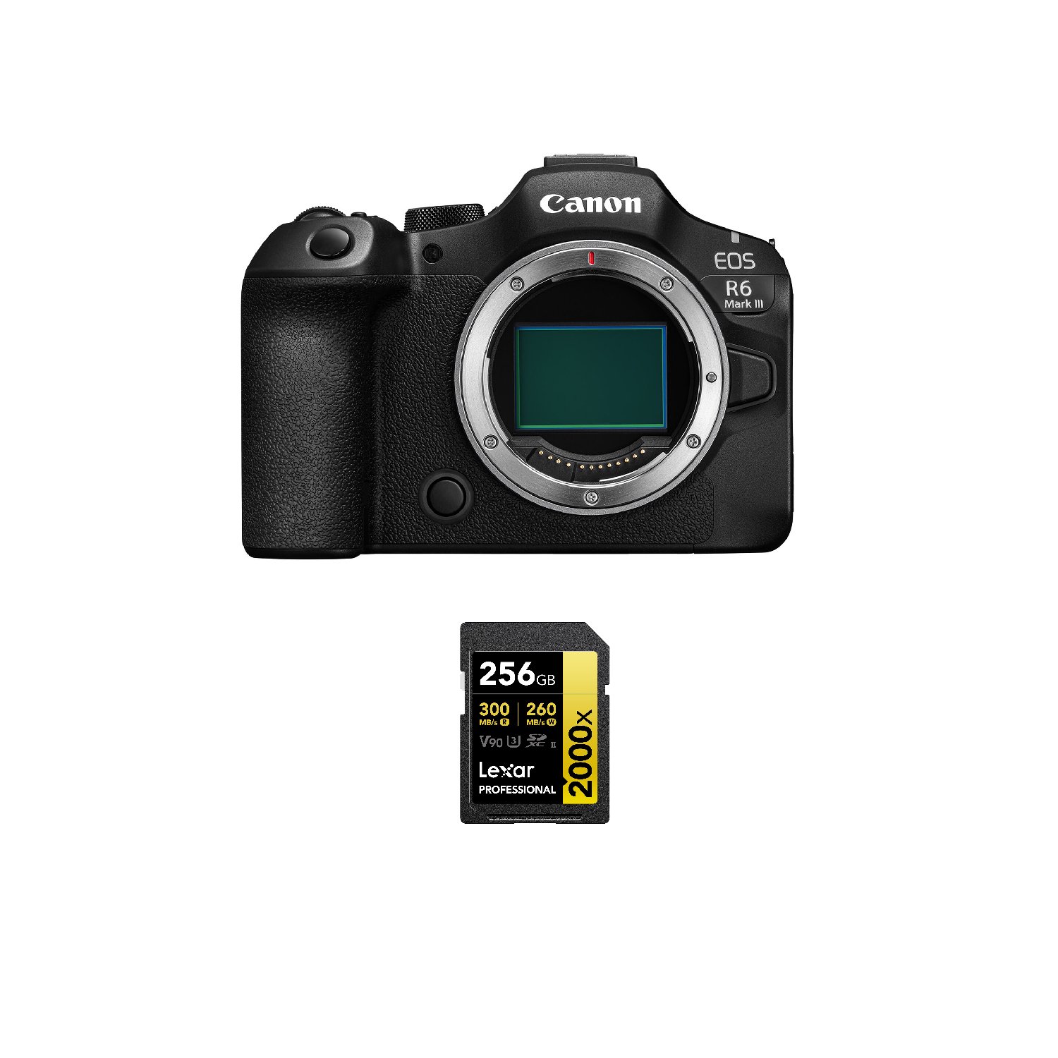 Canon EOS R6 Mark III 32.5MP + 256GB Lexar UHS-II Card
