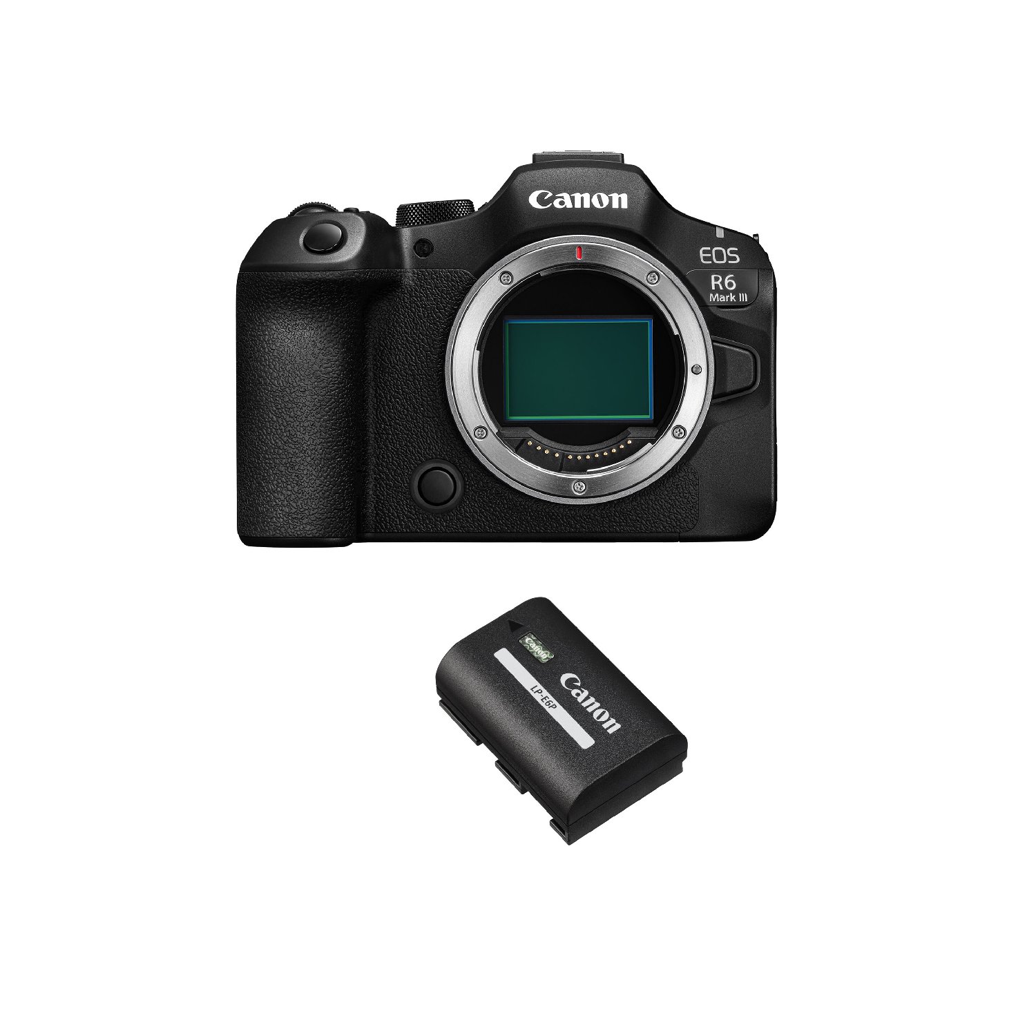 Canon EOS R6 Mark III 32.5MP Camera + Canon LP-E6P Battery