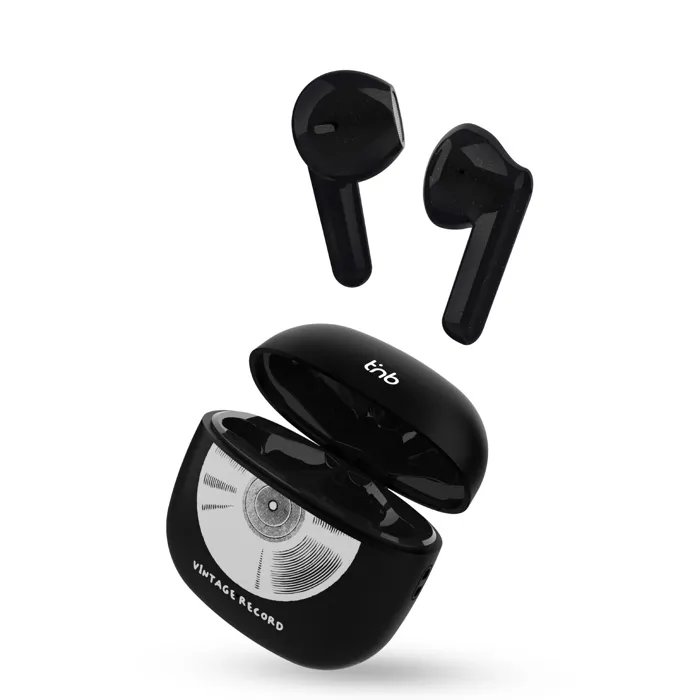 Casques sans fil T'NB ORIGIN en vinyle - Autonomie de 15 heures - Contrôle tactile - Confort ergonomique