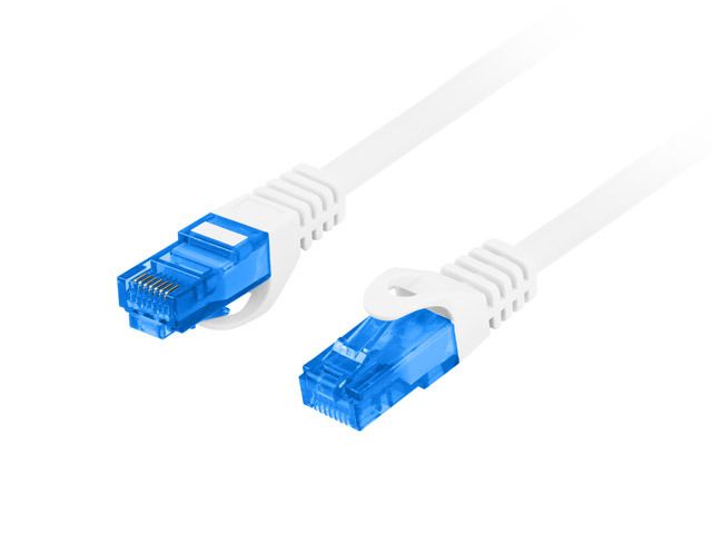 Lanberg Cat6a Network Cable, 2m, White (PCF6A-10CC-0200-W)