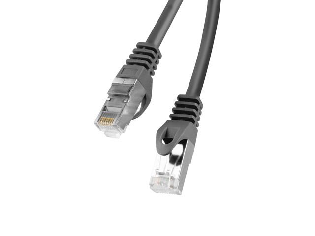 Lanberg Cat6 Network Cable, 5m, Black (PCF6-10CC-0500-BK)