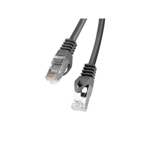 Lanberg Cat6 Network Cable, 5m, Black (PCF6-10CC-0500-BK)