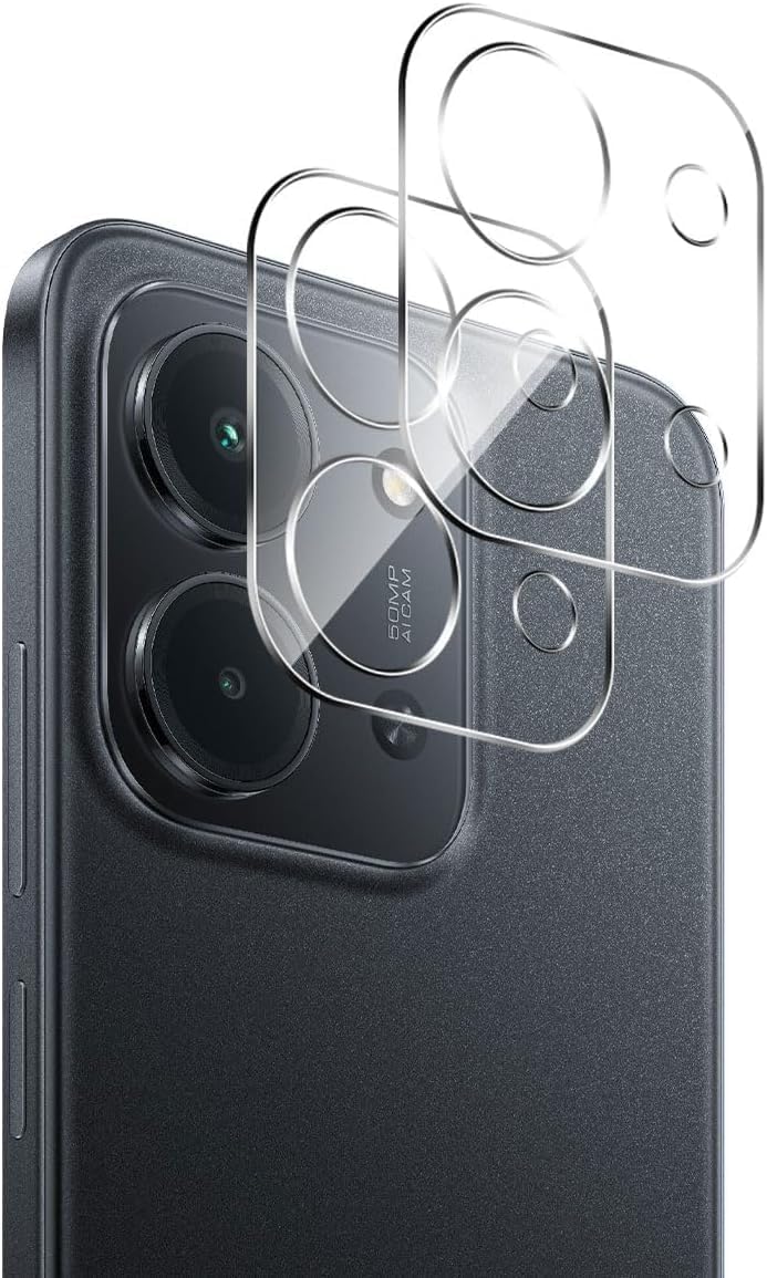 Xeptio Phone Lens Glass Screen Protector for Xiaomi Redmi 15C 5G