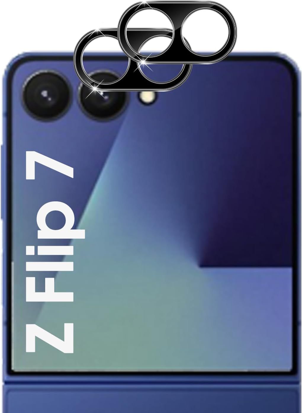 Película protectora de lente Xeptio para Samsung Galaxy Z Flip 7 5G