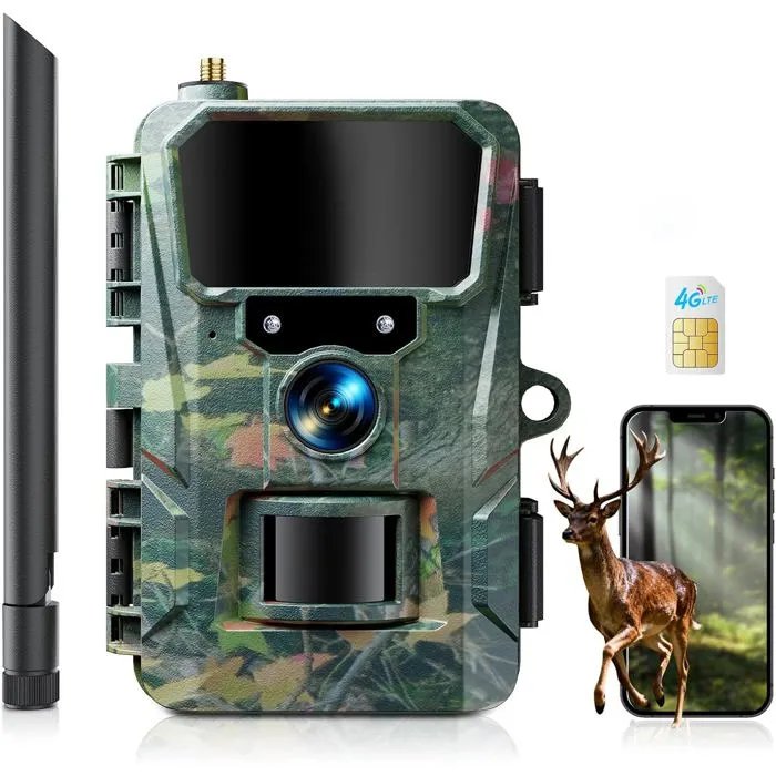Wolfang Hunting Camera - 48MP, 2K HD, Motion Detection IP66