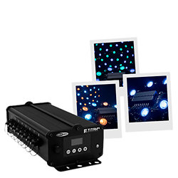Contrôleur Showtec Titan Strobe FLEX FX (Taille : 1U, Couleur : Noir, Capacité : Non applicable)