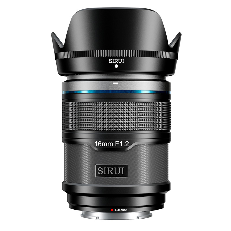 Sirui Sniper 16mm F1.2 APS-C Autofocus Wide-Angle Lens for Fujifilm X Cameras, Black Mount