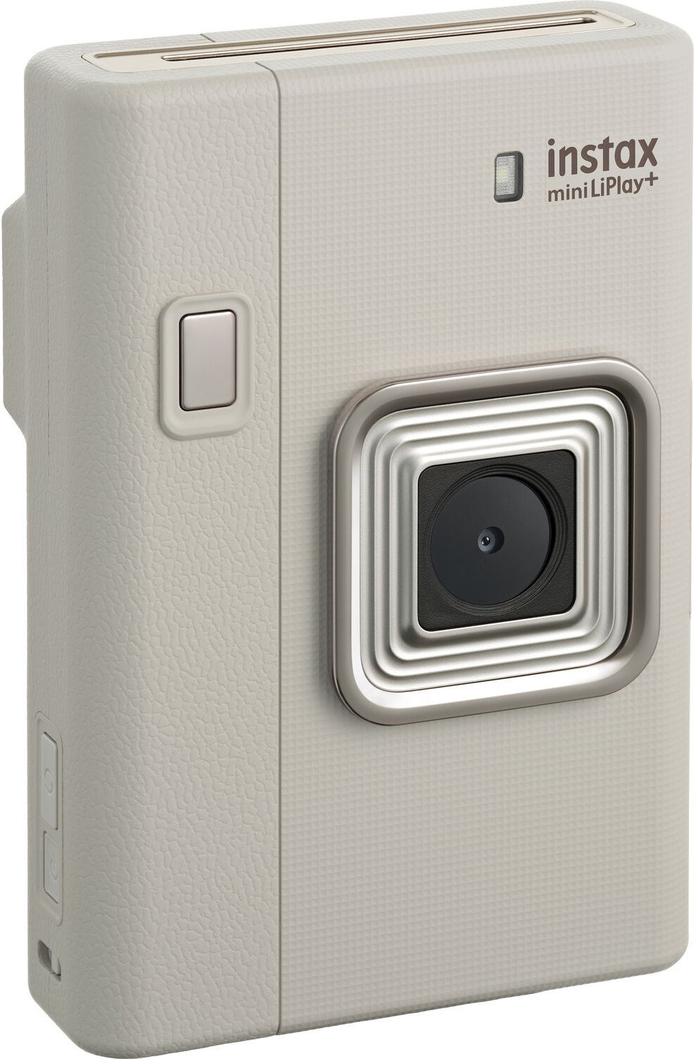 Fujifilm Instax Mini LiPlay+ Hybrid Instant Camera, Beige Sable
