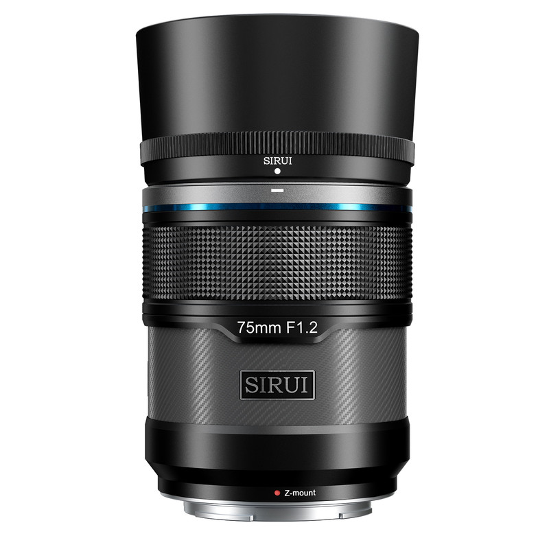 Sirui Sniper 75mm F1.2 Autofocus Telephoto Lens APS-C for Nikon Z Mount (Z8, Z9, Z5, Z6, Z7, Zfc) - Black