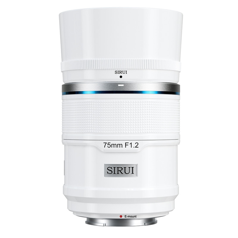 Sirui Sniper 75mm F1.2 Autofocus Telephoto Lens APS-C for Sony E-Mount - White