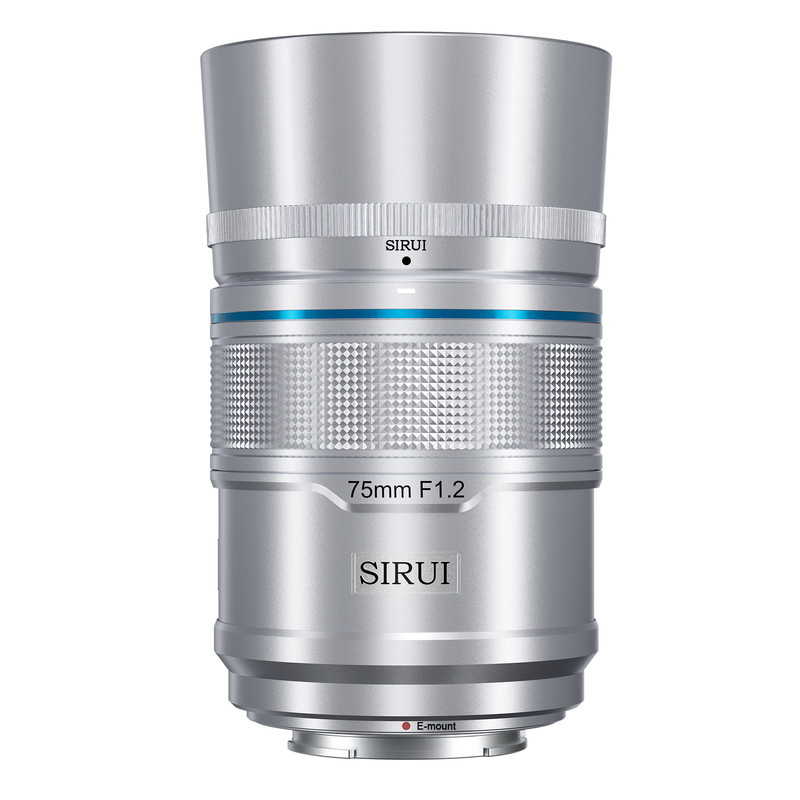 Sirui Sniper 75mm F1.2 Autofocus Telephoto Lens APS-C for Sony E-Mount - Silver, 75AS12E-S