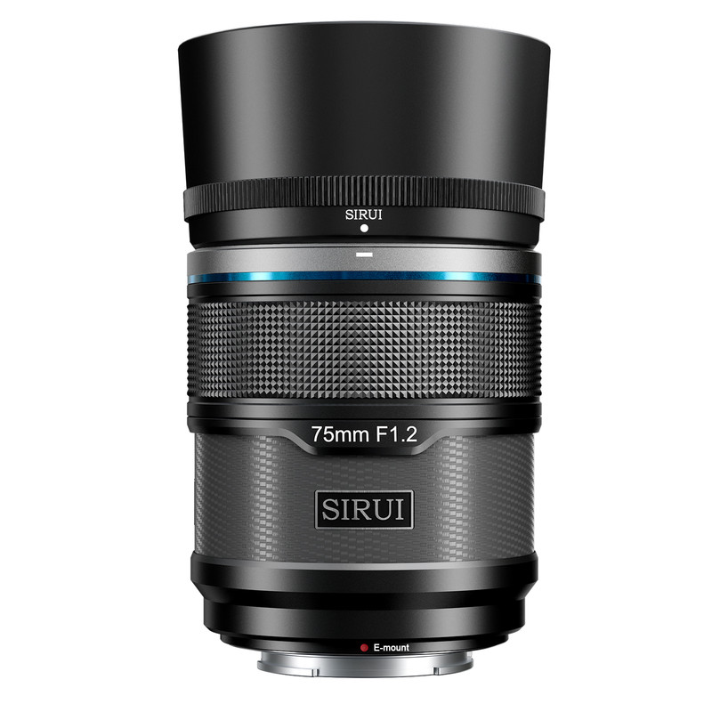 Sirui Sniper 75mm F1.2 Autofocus Telephoto Lens APS-C for Sony E-Mount - Black