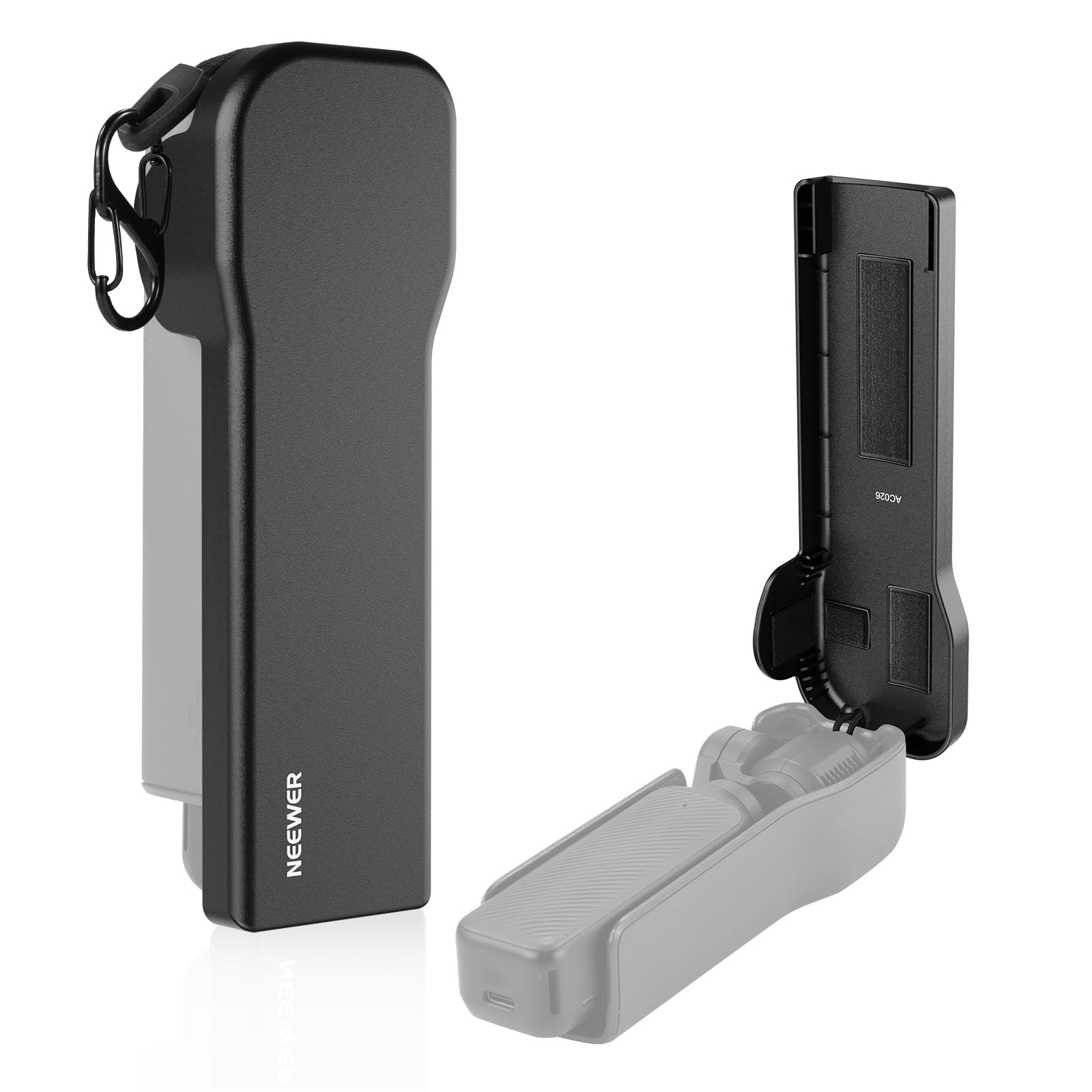 Neewer Pocket 3 Protection Case with Hook, Rigid Shockproof Case Compatible with DJI Osmo Pocket 3