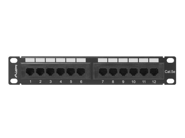 LANBERG 1U Rack Mount RJ-45 Connector for Cat5/Cat5e Cables