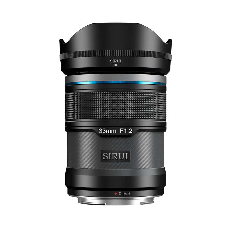 Lente Sirui Sniper 33mm F1.2 Autofoco para Montaje Nikon Z (Z8, Z9, Z5, Z6, Z7, Zfc) - Negro