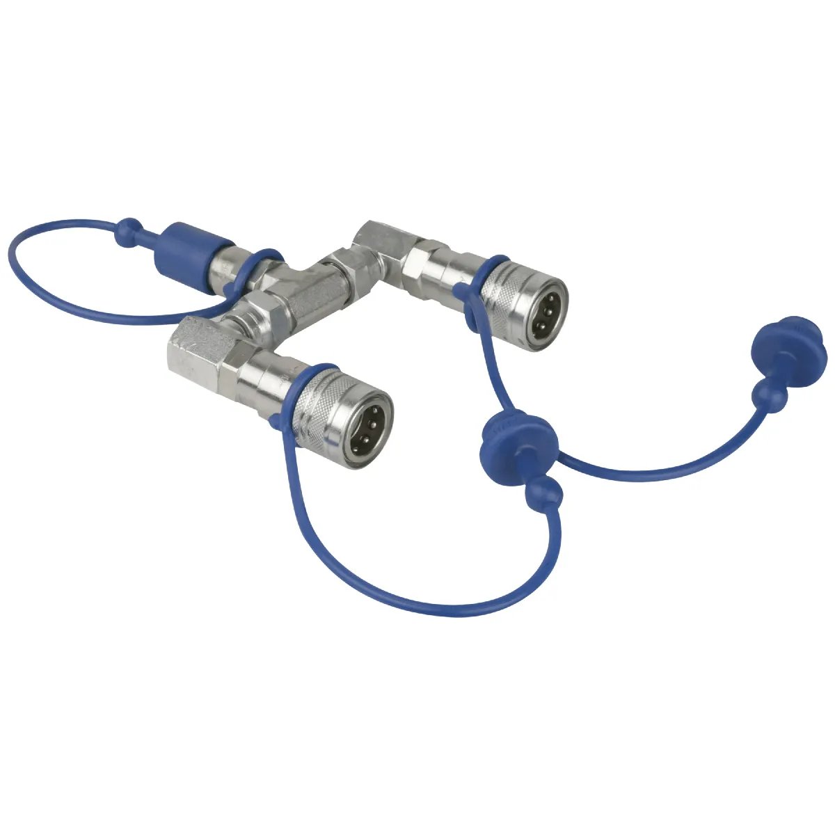 Showtec CO2 3/8 Q-Lock 2-Way Splitter