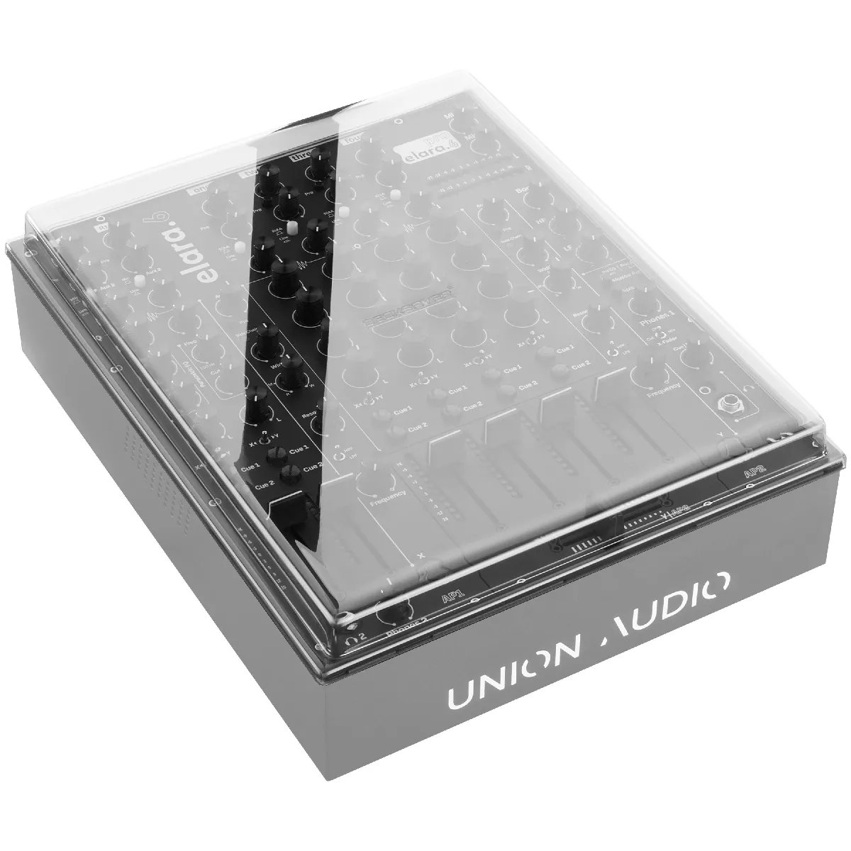 DeckSaver Union Audio Elara.6 DJ Protective Cover - Transparent - For Union Audio Elara.6 - Rigid Polycarbonate Case
