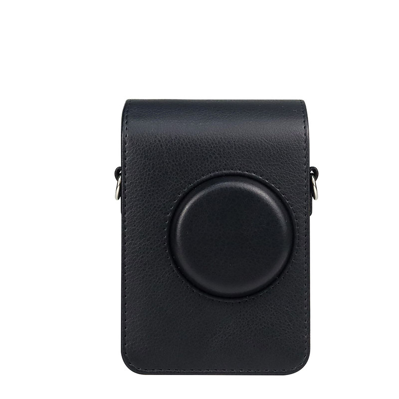 Étui en cuir INF pour appareil photo Instax Mini Evo - Noir