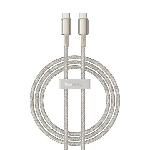Câble Baseus Tungsten d'or USB-C à USB-C, 100W, 1m (Or)