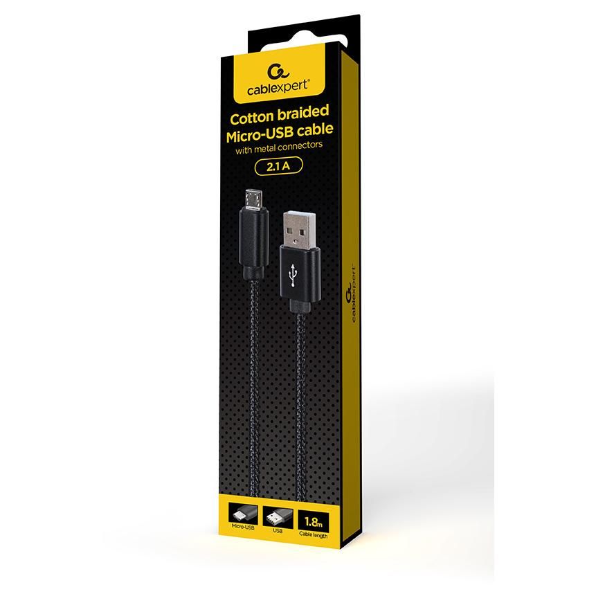 Gembird USB 2.0 Cable, 6 ft, Black