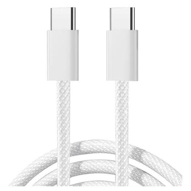 Joyroom S-A45 USB 2.0 Cable - 1m, USB C to USB C, White
