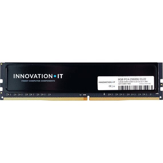 Innovación IT 3200 8 GB CL22 1.2V con Disipador de Calor (CL22-22-22)