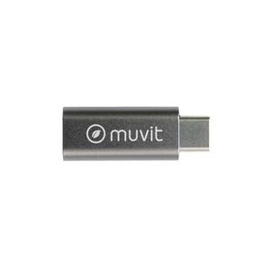 Bloqueador de datos USB-C Muvit Para el Cambio con carga rápida