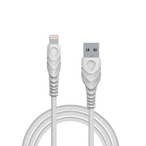 Green To Go USB-A to Lightning Cable 1m White