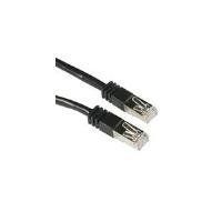 C2G Shielded Cat5e Molded Patch Cable, Black