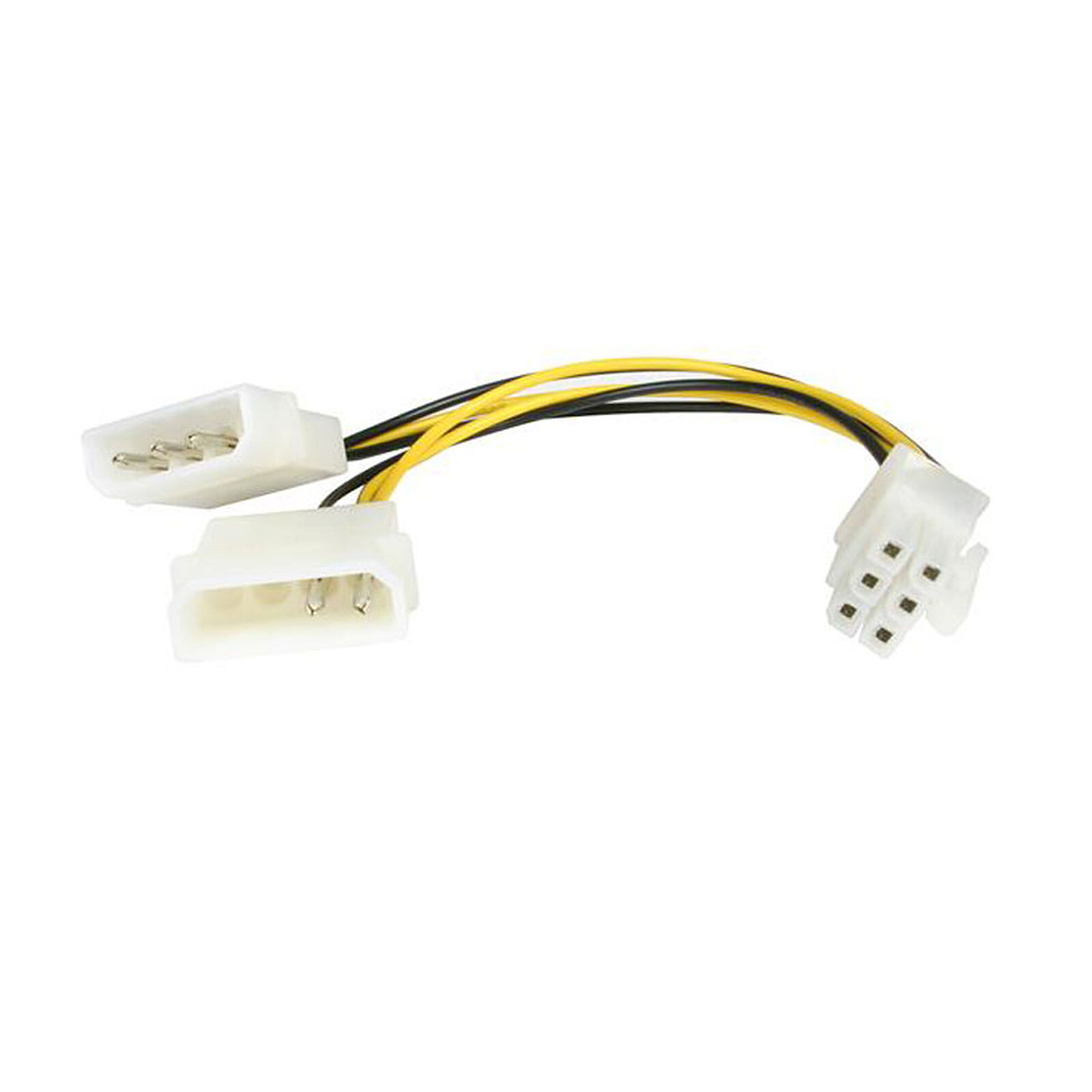 StarTech.com 2x Molex to PCI-E 6 pin power adapter
