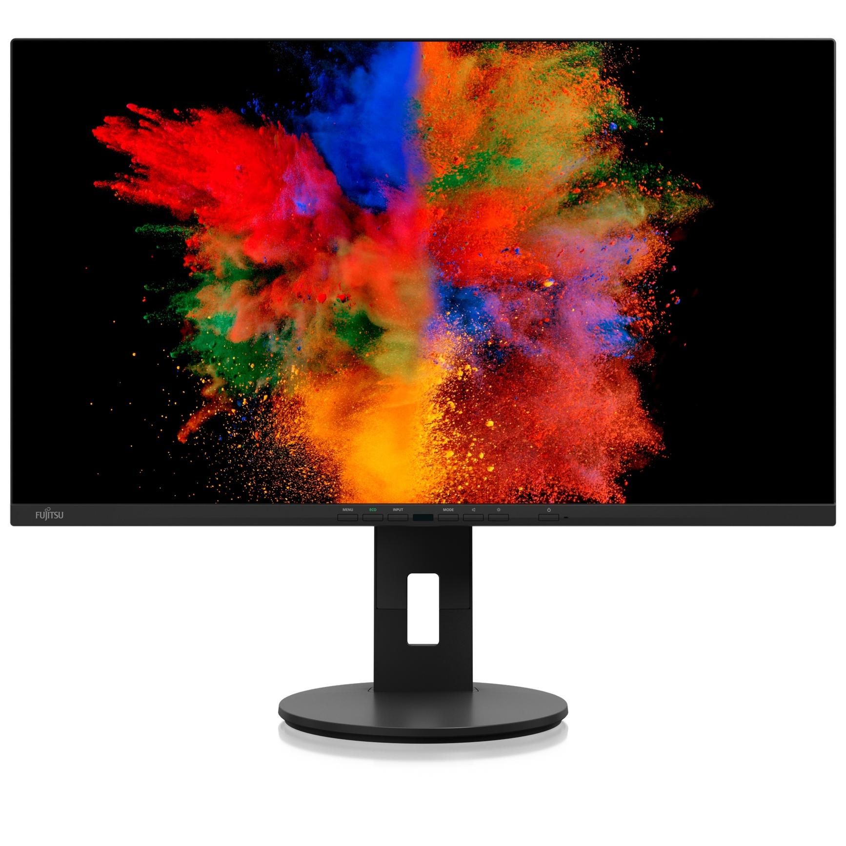 Fujitsu P2711 TS QHD 27" Monitor, 2560 x 1440 Quad HD, LED, Black