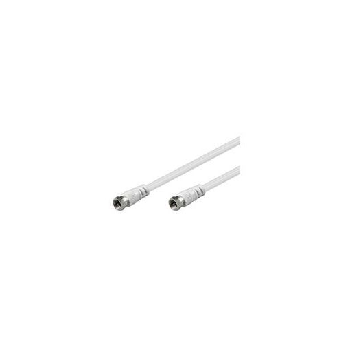 Goobay Mercodan RG59 Coaxial Cable, 2.5m White