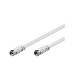 Goobay Mercodan RG59 Coaxial Cable, 2.5m White