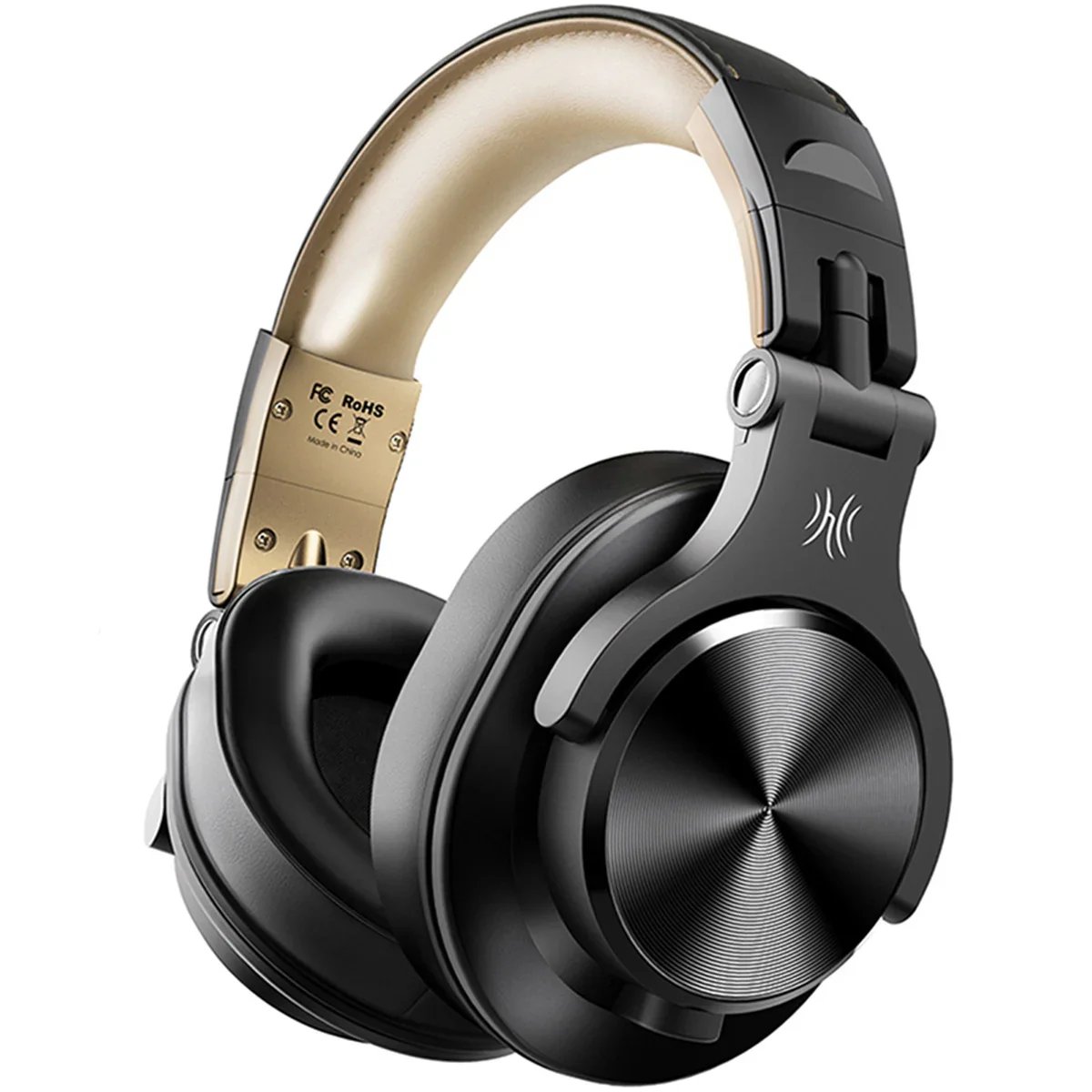 Oneodio Fusion A70 Bluetooth 5.2 Studio DJ Headset - 72h Battery Life - Gold