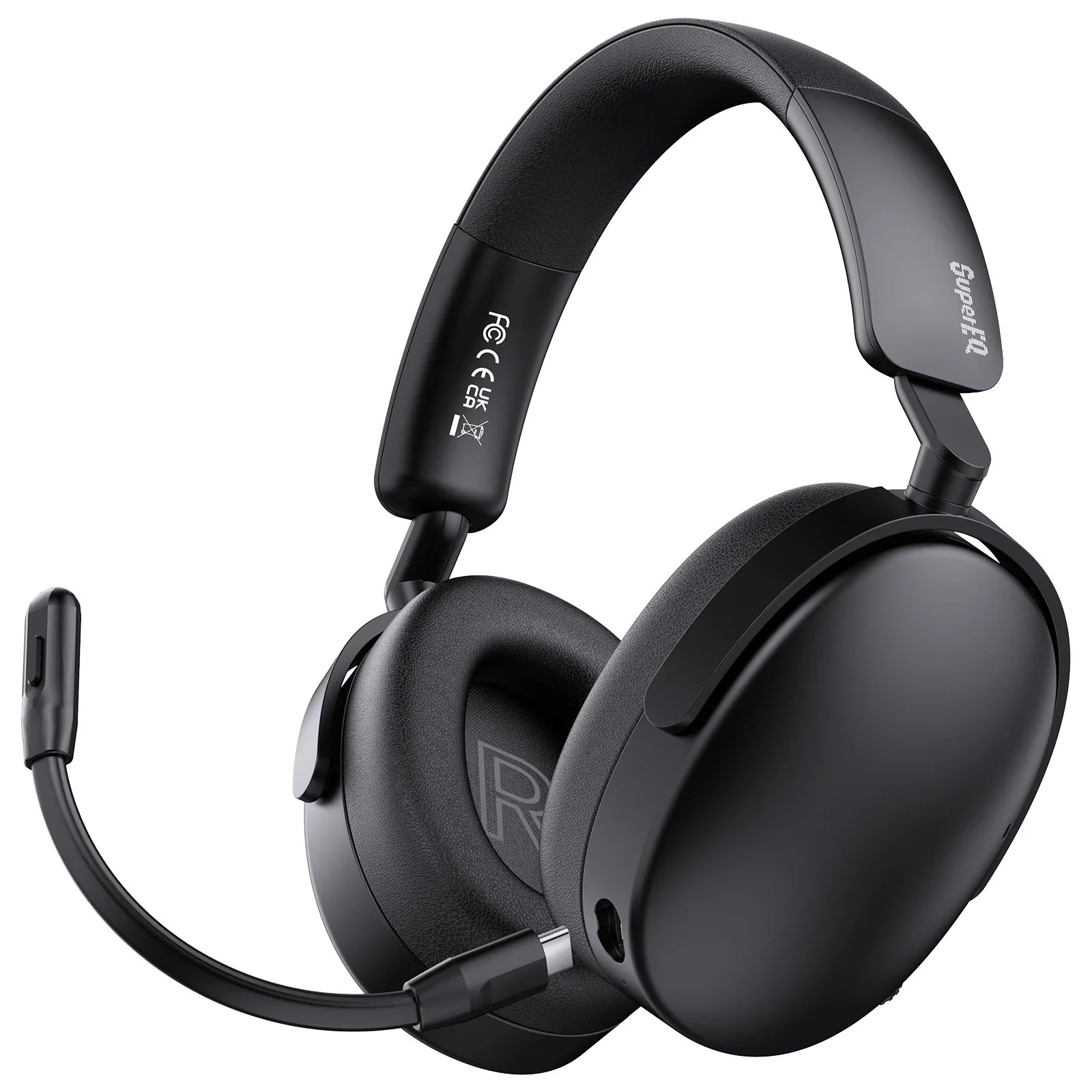 Oneodio SuperEQ Smile EQ A200 Hybrid ANC Bluetooth Headset - 100hr Battery - Black